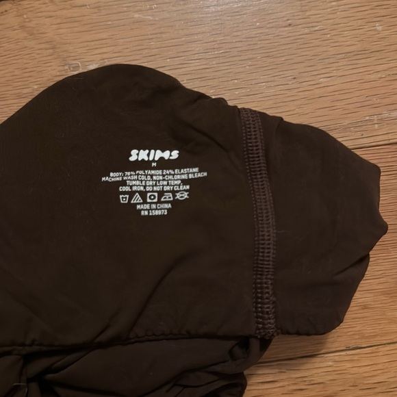 SKIMS | Brown | Fit Everybody High Beck Bralette | size M - Picture 3 of 5